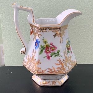 Royal Danube Vintage Gold floral water pitcher
